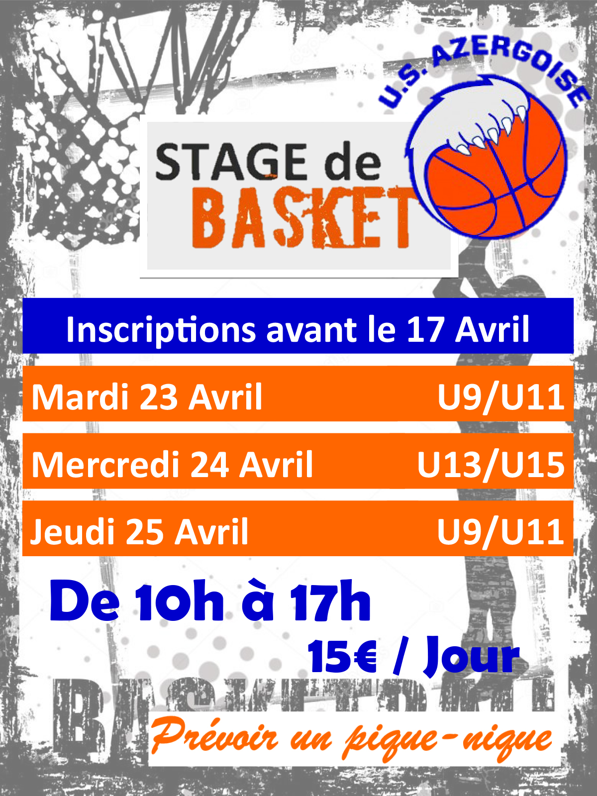 Stage basket Avril UCLA Basket
